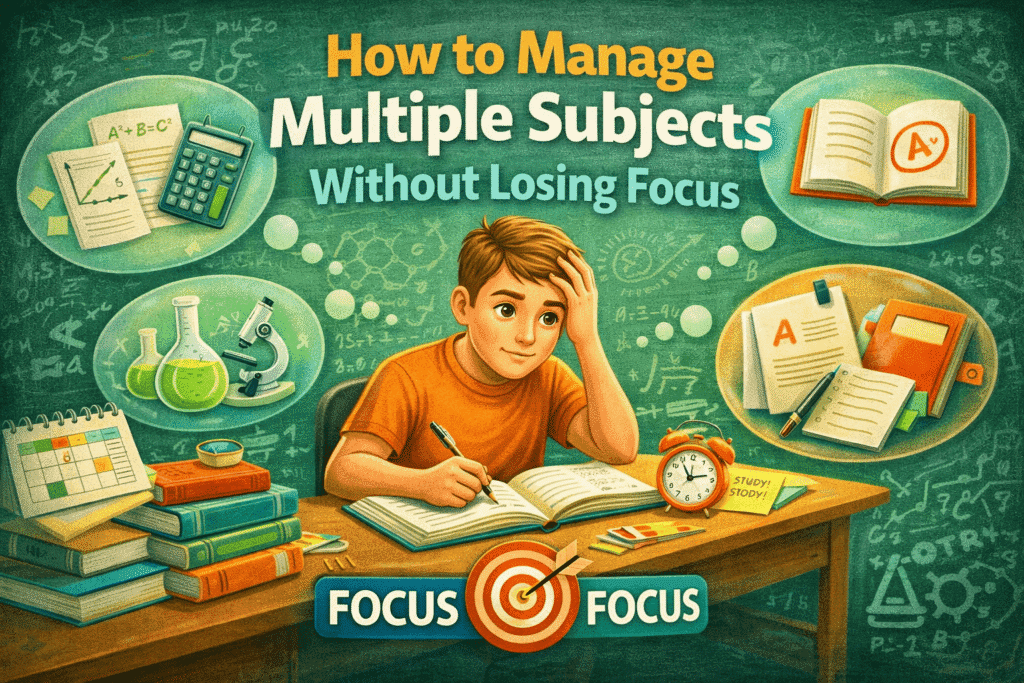 How to Manage Multiple Subjects Without Losing Focus