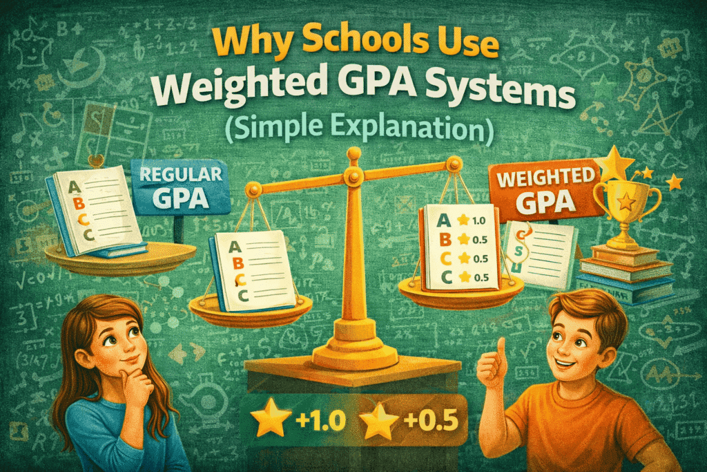 Why Schools Use Weighted GPA Systems (Simple Explanation)