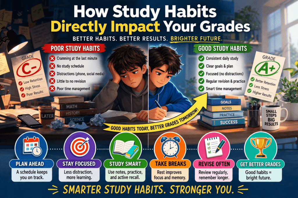 How Study Habits Directly Impact Your Grades